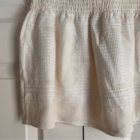 Zara Linen Blend Smocked Skirt M - Picture 11 of 16